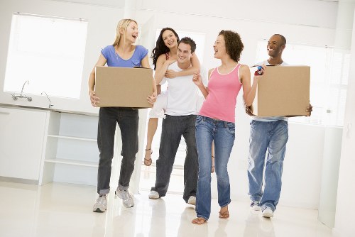 Furniture and box loading for a small removals job in Lowermorden