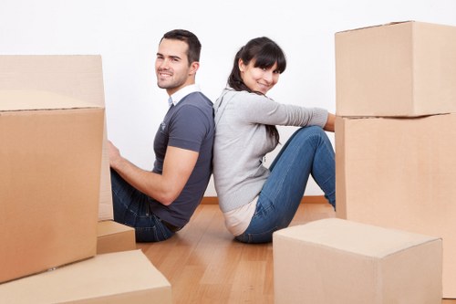 Packing belongings carefully for long-term storage in Lowermorden